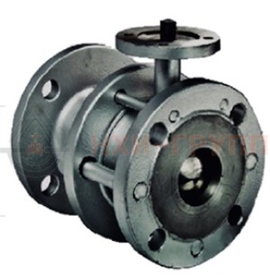 Шаровой кран разборный проходной полнопроходной фланцевый под электропривод КШ-Р.П.ПП.Ф.ЭП.НХИ.010.160.01.У DN 10 PN 16 МПа, корпус ст. 20, класс герметичности «А» по ГОСТ 9544-2015