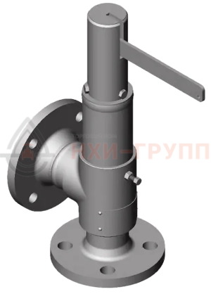 Предохранительный клапан фланцевый 17с-2-3 DN 40 PN 1 МПа Т250 °С, корпус ст. 20