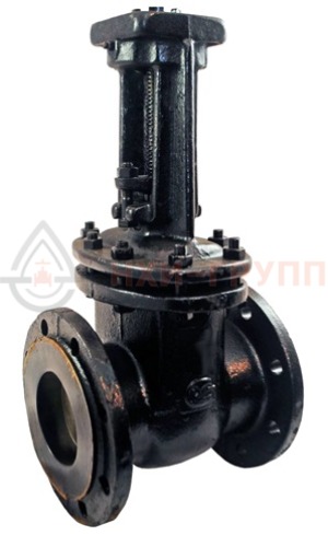 Задвижка параллельная литая с выдвижным шпинделем фланцевая под электропривод 30ч906бр DN 250 PN 1 МПа У3, корпус чугун, класс герметичности «D» по ГОСТ 9544-2015