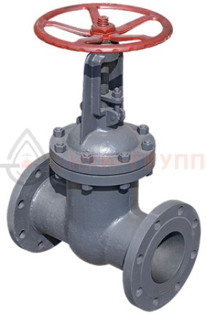Клиновая задвижка литая с выдвижным шпинделем фланцевая ручная 30с15нж DN 100 PN 4 МПа У1, корпус ст. 20Л, класс герметичности «А» по ГОСТ 9544-2015