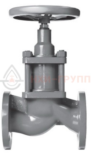 Запорный клапан сильфонный фланцевый ручной 15с66нж DN 15 PN 4 МПа У1, корпус ст. 25Л, класс герметичности «А» по ГОСТ 9544-2015