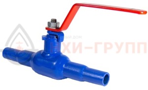 Шаровой кран цельносварной проходной неполнопроходной под приварку ручной КШ-Ц.П.НП.П.Р.НХИ.020/015.040.02.ХЛ1 DN 20/15 PN 4 МПа, корпус ст. 09Г2С, класс герметичности «А» по ГОСТ 9544-2015