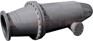 Грязевик горизонтальный ТС - 566.00.000 - 20, DN 900 PN 10 кгс/см2 материал корпуса  -  сталь 20