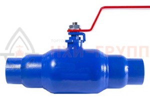 Шаровой кран цельносварной проходной полнопроходной под приварку ручной КШ-Ц.П.ПП.П.Р.НХИ.050.040.02.ХЛ1 DN 50 PN 4 МПа, корпус ст. 09Г2С, класс герметичности «А» по ГОСТ 9544-2015 (газ)