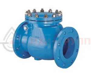 Обратный клапан поворотный фланцевый 19нж76нж DN 200 PN 1,6 МПа УХЛ1, корпус ст. 12Х18Н9ТЛ