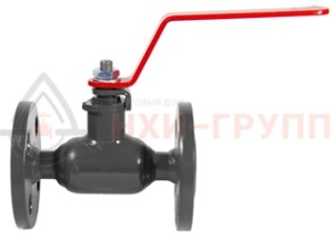 Шаровой кран цельносварной проходной полнопроходной фланцевый ручной КШ-Ц.П.ПП.Ф.Р.НХИ.015.040.01.У DN 15 PN 4 МПа, корпус ст. 20, класс герметичности «А» по ГОСТ 9544-2015 (газ)