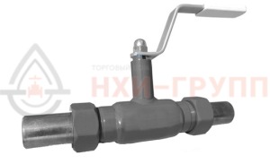 Шаровой кран цельносварной проходной неполнопроходной цапковый ручной КШ-Ц.П.НП.Ц.Р.НХИ.080/065.025.01.У DN 80/65 PN 2,5 МПа, корпус ст. 20, класс герметичности «А» по ГОСТ 9544-2015 (газ)