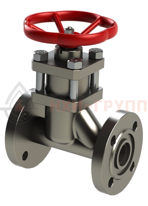 Клапан запорный сильфонный фланцевый ручной 15нж5п DN 25 PN 1,6 МПа УХЛ1, корпус ст. 12Х18Н9ТЛ, класс герметичности «А» по ГОСТ 9544-2015