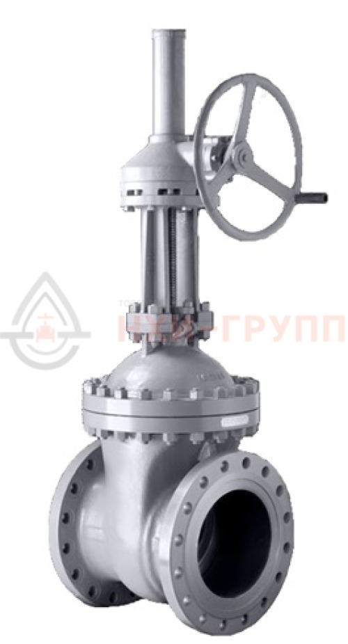 Задвижка клиновая литая с выдвижным шпинделем фланцевая с редуктором 30с576нж DN 300 PN 6,3 МПа У1, корпус ст. 20Л, класс герметичности «А» по ГОСТ 9544-2015
