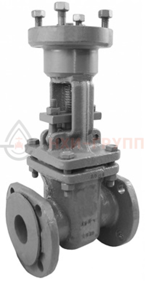 Задвижка клиновая литая с выдвижным шпинделем фланцевая под электропривод 30с915нж DN 50 PN 4,0 МПа У1, корпус ст. 20Л, класс герметичности «А» по ГОСТ 9544-2015