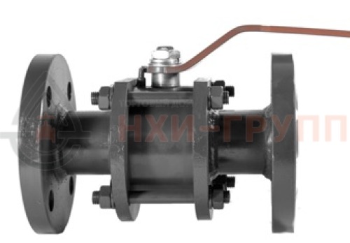 Кран шаровой разборный проходной полнопроходной фланцевый ручной КШ-Р.П.ПП.Ф.Р.НХИ.100.063.01.У DN 100 PN 6,3 МПа, корпус ст. 20, класс герметичности «А» по ГОСТ 9544-2015