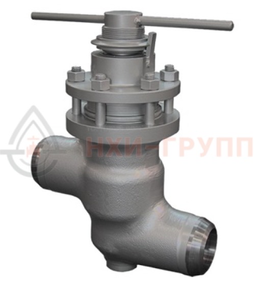 Клапан запорный сильфонный под приварку ручной 14с17п DN 50 PN 1,0 МПа У1, корпус ст. 20, класс герметичности «А» по ГОСТ 9544-2015
