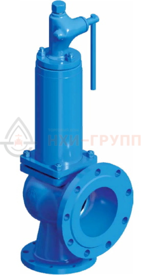 Клапан предохранительный пружинный сальниковый фланцевый с приспособлением для принудительного открытия СППК5Р 100-40нж 17нж25нж DN 100 (исп. F) / 150 (исп. В) PN 4,0 (вход) / 1,6 (выход) МПа УХЛ1, пружина № ?, Рн=? кгс/см², корпус ст. 12Х18Н9ТЛ, класс герметичности «В» по ГОСТ 9544-2015
