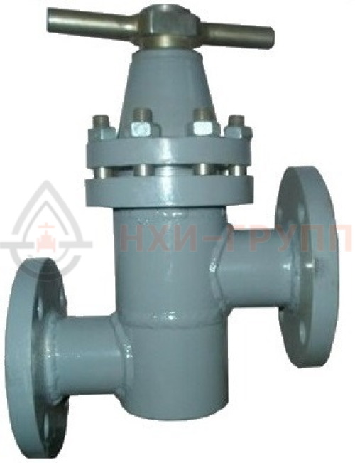 Клапан запорный сильфонный фланцевый ручной 14нж17п DN 100 PN 1,0 МПа УХЛ1, корпус ст. 12Х18Н10Т, класс герметичности «А» по ГОСТ 9544-2015