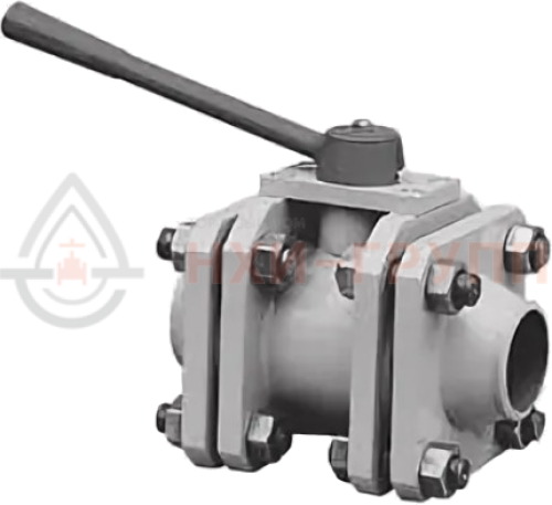 Кран шаровой полнопроходной фланцевый ручной МА 39015-01 DN 250 PN 1,6 МПа У1, корпус ст. 20Л, класс герметичности «А» по ГОСТ 9544-2015, с комплектом ответных фланцев 200-16-01-1-В-Cт. 20 ГОСТ 33259-2015, прокладками ПОН и крепежом (болты и гайки)