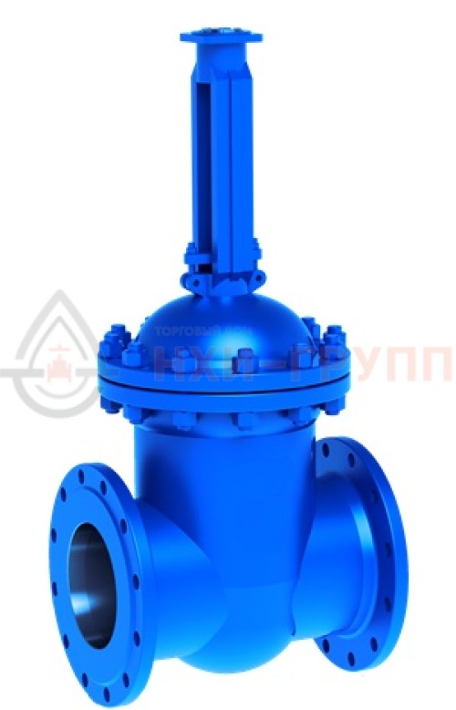 Задвижка клиновая литая с выдвижным шпинделем фланцевая под электропривод 30нж915нж DN 600 PN 4,0 МПа УХЛ1, корпус ст. 12Х18Н9ТЛ, класс герметичности «А» по ГОСТ 9544-2015