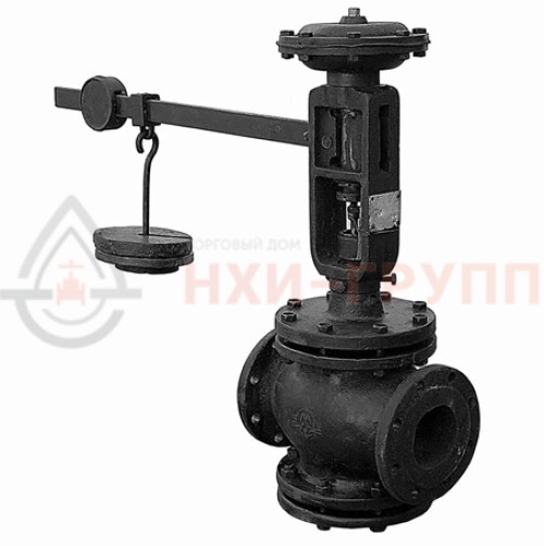 Регулятор давления фланцевый "до себя" нормально закрытый 21с12нж DN 150 PN 1,6 МПа У1, корпус ст. 25Л