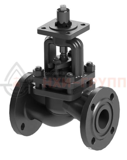 Клапан запорный сальниковый фланцевый под электропривод 15с922нж DN 150 PN 4,0 МПа У1, корпус ст. 25Л, класс герметичности «А» по ГОСТ 9544-2015