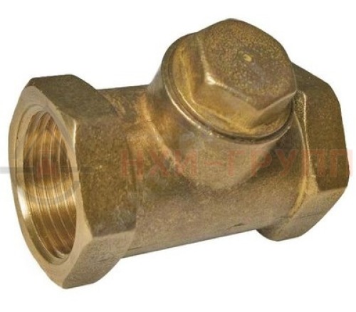 Клапан обратный подъемный муфтовый 16б1бк DN 20 PN 1,6 МПа УХЛ4, корпус латунь