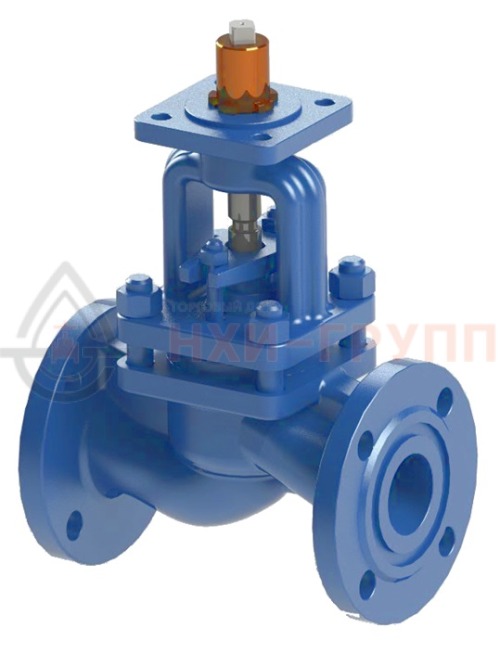 Клапан запорный сальниковый фланцевый под электропривод 15нж965нж DN 40 PN 1,6 МПа УХЛ1, корпус ст. 07Х20Н25МЗД2ТЛ, класс герметичности «А» по ГОСТ 9544-2015