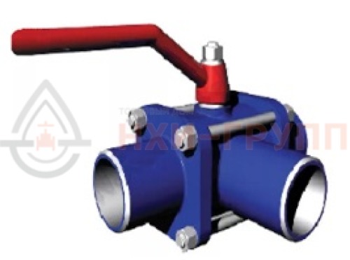 Кран шаровой разборный трехходовой полнопроходной муфтовый ручной КШ-Р.ТХ.ПП.М.Р.НХИ.032.063.01.У DN 32 PN 6,3 МПа, корпус ст. 20, класс герметичности «А» по ГОСТ 9544-2015