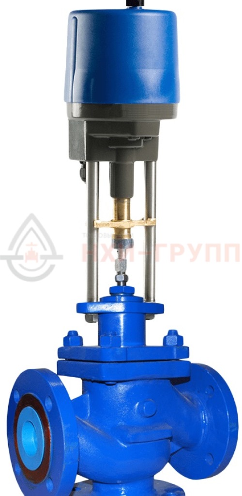 Клапан регулирующий смесительный трехходовой фланцевый 27нж647нж DN 20 PN 1,6 Мпа УХЛ1 с МИМ, корпус ст. 12Х18Н9ТЛ
