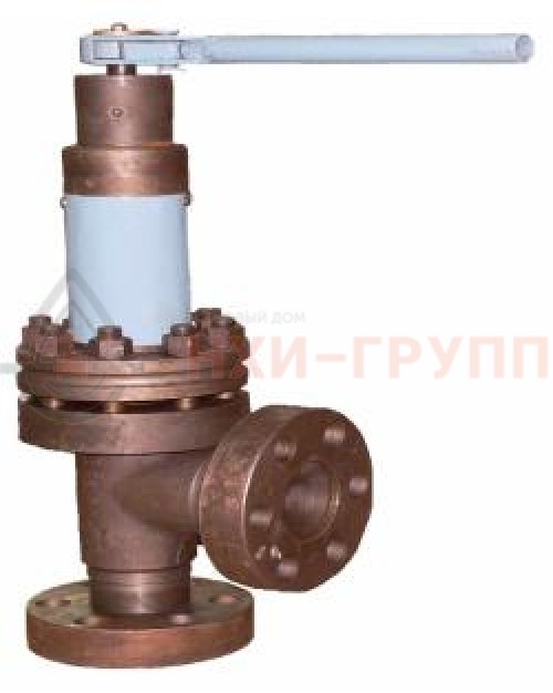 Клапан угловой запорный сальниковый фланцевый ручной 13лс63нж DN 50 РN 40,0 МПа ХЛ1, корпус ст. 18ХГ, класс герметичности «С» по ГОСТ 9544-2015