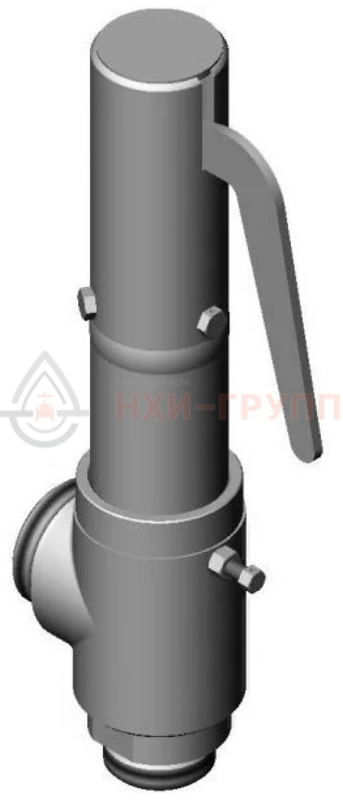 Клапан предохранительный цапковый 15с-1-1 DN 25 PN 1,0 МПа Т200 °С, корпус ст. 20