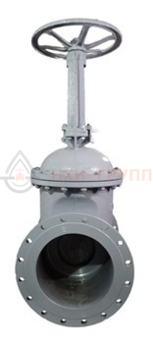Задвижка клиновая литая с выдвижным шпинделем фланцевая ручная 30с64нж DN 400 PN 2,5 МПа У1, корпус ст. 20Л, класс герметичности «А» по ГОСТ 9544-2015