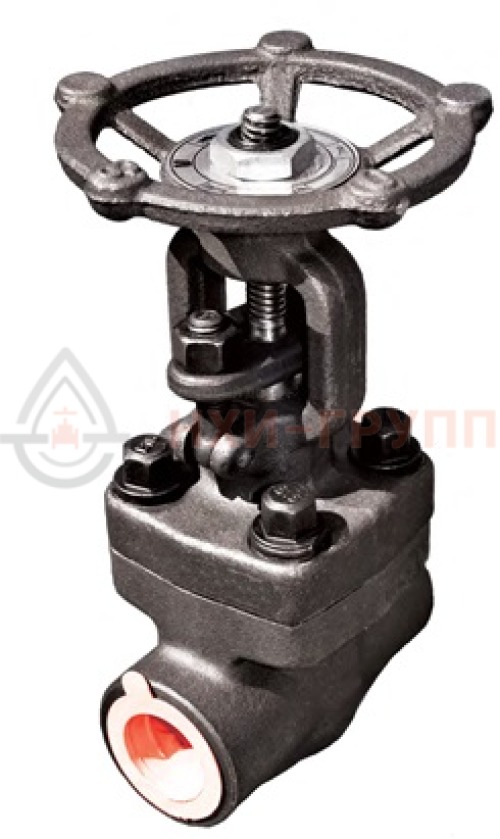 Задвижка кованая стальная клиновая с выдвижным шпинделем муфтовая ручная 30с76нж DN 20 PN 6,3 МПа У1, корпус ст. 20, класс герметичности «А» по ГОСТ 9544-2015