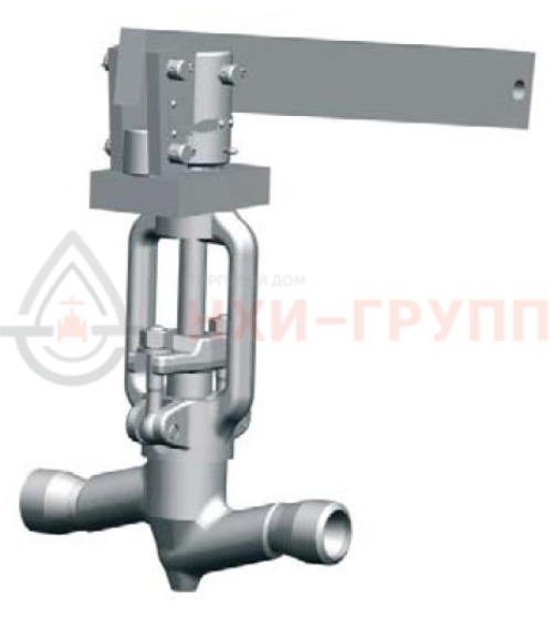 Клапан регулирующий под приварку под электропривод (МЭО-40/10-0,25У-87) 751-10-Р DN 10 PN 10,0 МПа Т250 °С, корпус ст. 25Л