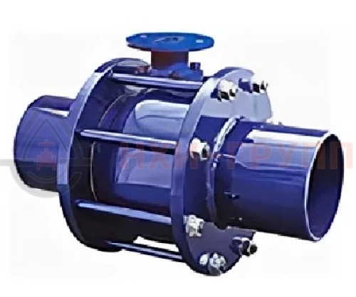 Кран шаровой разборный проходной полнопроходной под приварку под электропривод КШ-Р.П.ПП.П.ЭП.НХИ.025.025.02.ХЛ1 DN 25 PN 2,5 МПа, корпус ст. 09Г2С, класс герметичности «А» по ГОСТ 9544-2015