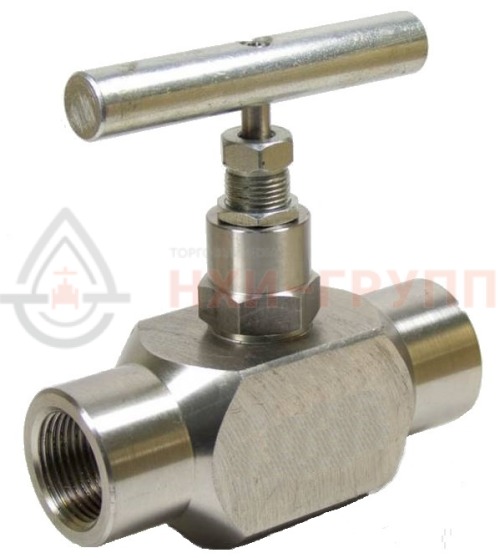 Клапан запорный сальниковый муфтовый ручной 15с68нж DN 40 PN 25,0 МПа У1, корпус ст. 20, класс герметичности «А» по ГОСТ 9544-2015