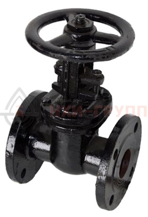 Задвижка параллельная литая с выдвижным шпинделем фланцевая ручная 30ч6бр DN 50 PN 1,6 МПа У3, корпус чугун, класс герметичности «D» по ГОСТ 9544-2015