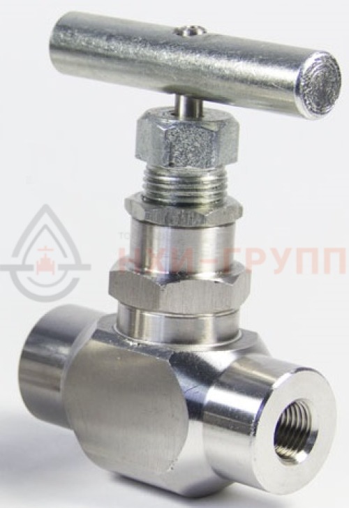 Клапан запорный сальниковый муфтовый ручной 15с68нж DN 15 PN 40,0 МПа У1, корпус ст. 20, класс герметичности «А» по ГОСТ 9544-2015