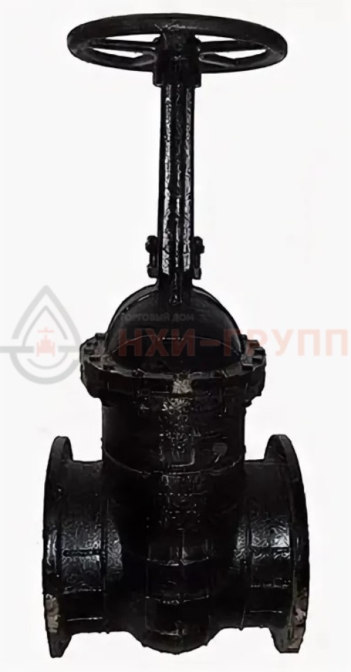Задвижка параллельная литая с выдвижным шпинделем фланцевая ручная 30ч6бр DN 350 PN 1,0 МПа У3, корпус чугун, класс герметичности «D» по ГОСТ 9544-2015