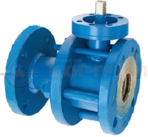 Кран шаровой разборный проходной неполнопроходной фланцевый под электропривод КШ-Р.П.НП.Ф.ЭП.НХИ.125/100.063.02.ХЛ1 DN 125/100 PN 6,3 МПа, корпус ст. 09Г2С, класс герметичности «А» по ГОСТ 9544-2015