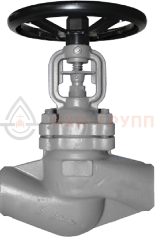 Клапан запорный сильфонный под приварку ручной 15с66нж DN 150 PN 1,6 МПа У1, корпус ст. 25Л, класс герметичности «А» по ГОСТ 9544-2015