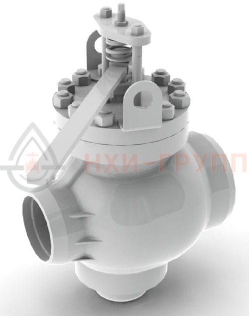 Клапан регулирующий под приварку ручной  6с-9-5 DN 250 PN 10,0 МПа Т450 °С, корпус ст. 25Л