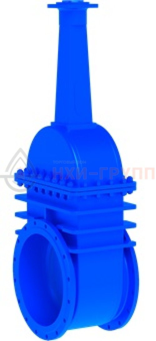 Задвижка клиновая штампосварная с выдвижным шпинделем фланцевая под электропривод 30нж947нж DN 1000 PN 0,4 МПа УХЛ1, корпус ст. 12Х18Н10Т, класс герметичности «С» по ГОСТ 9544-2015