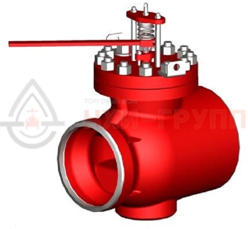 Клапан регулирующий под приварку ручной 6с-13-4 DN 200 PN 10,0 МПа Т450 °С, корпус ст. 25Л