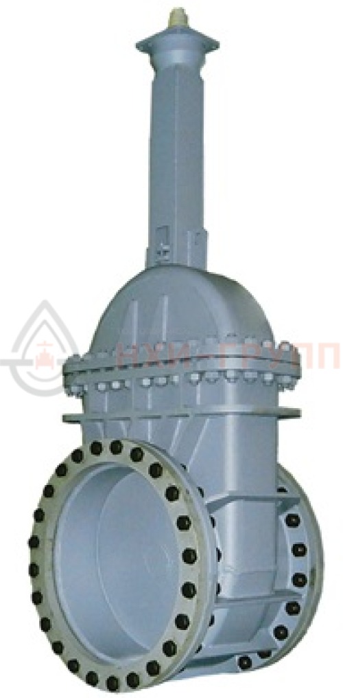 Задвижка клиновая штампосварная с выдвижным шпинделем фланцевая под электропривод 30с947нж DN 1000 PN 0,4 МПа У1, корпус ст. 20, класс герметичности «С» по ГОСТ 9544-2015