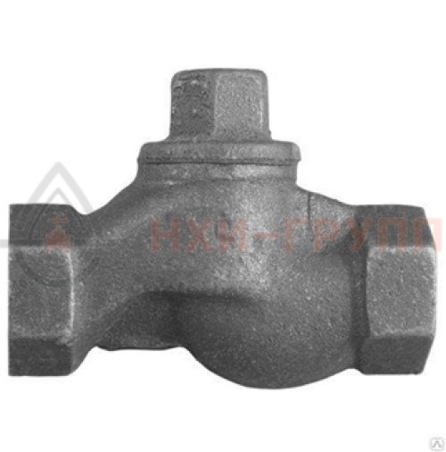 Клапан обратный подъемный муфтовый 16кч11р DN 25 PN 1,6 МПа У3, корпус чугун