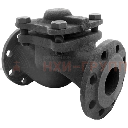 Клапан обратный подъемный фланцевый 16ч6п DN 32 PN 1,6 МПа У3, корпус чугун