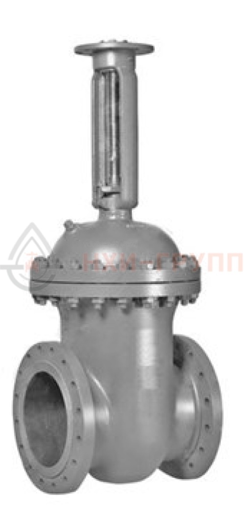 Задвижка клиновая литая с выдвижным шпинделем фланцевая под электропривод 30с941нж DN 500 PN 1,6 МПа У1, корпус ст. 20Л, класс герметичности «А» по ГОСТ 9544-2015