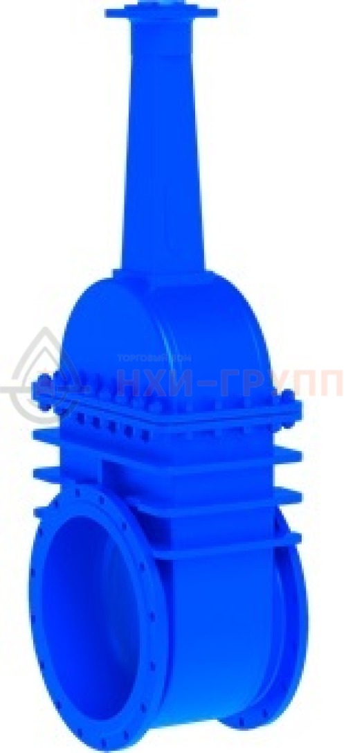 Задвижка клиновая штампосварная с выдвижным шпинделем фланцевая с редуктором 30нж547нж DN 1200 PN 0,4 МПа УХЛ1, корпус ст. 12Х18Н10Т, класс герметичности «С» по ГОСТ 9544-2015