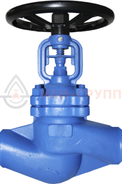 Клапан запорный сильфонный под приварку ручной 15нж66нж DN 80 PN 1,6 МПа УХЛ1, корпус ст. 12Х18Н9ТЛ, класс герметичности «А» по ГОСТ 9544-2015