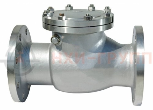 Клапан обратный поворотный фланцевый 19с76нж DN 200 PN 1,6 МПа У1, корпус ст. 20Л
