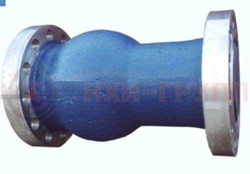 Клапан обратный поворотный фланцевый 19нж10бк DN 80 PN 16,0 МПа УХЛ1, корпус ст. 12Х18Н9ТЛ