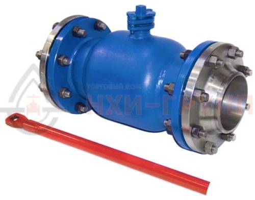 Кран шаровой цельносварной проходной неполнопроходной фланцевый ручной КШ-Ц.П.НП.Ф.Р.НХИ.250/200.025.02.ХЛ1 DN 250/200 PN 2,5 МПа, корпус ст. 09Г2С класс герметичности «А» по ГОСТ 9544-2015 (газ)